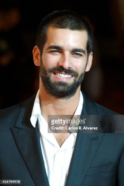 Actor Ruben Cortada attends the 6th FesTVal Television Festival 2014 closing ceremony at the Principal Theater on September 6, 2014 in...