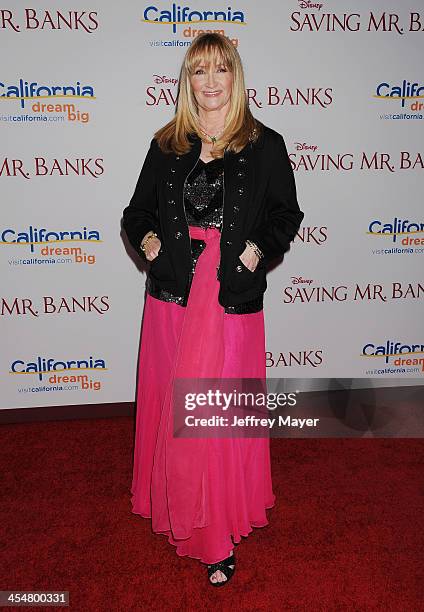 Actress Karen Dotrice arrives at the 'Saving Mr. Banks' - Los Angeles Premiere at Walt Disney Studios on December 9, 2013 in Burbank, California.