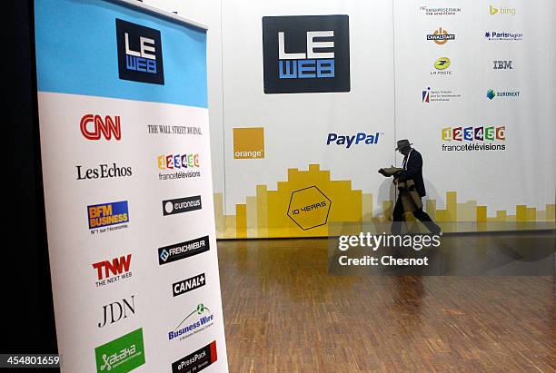 General ambiance at the opening at 'LeWeb 2013' conference on December 10, 2013 in Saint-Denis, France. Le Web is Europe's largest tech conference,...