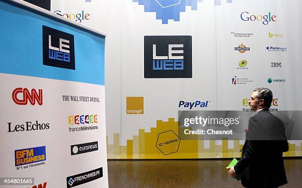 General ambiance at the opening at 'LeWeb 2013' conference on December 10, 2013 in Saint-Denis, France. Le Web is Europe's largest tech conference,...