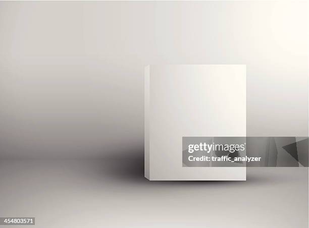 ilustraciones, imágenes clip art, dibujos animados e iconos de stock de caja en blanco - caja blanca