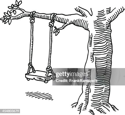 Swing Tree Drawing Swing Tree Drawing