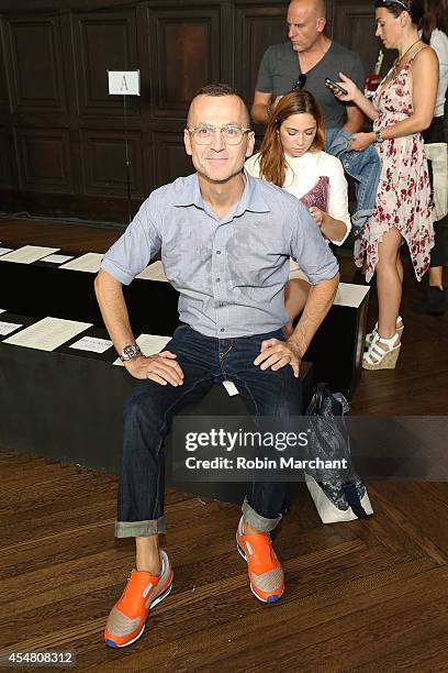 Steven Kolb attends Billy Reid during Mercedes-Benz Fashion Week Spring 2015 at The Highline Hotel on September 6, 2014 in New York City.