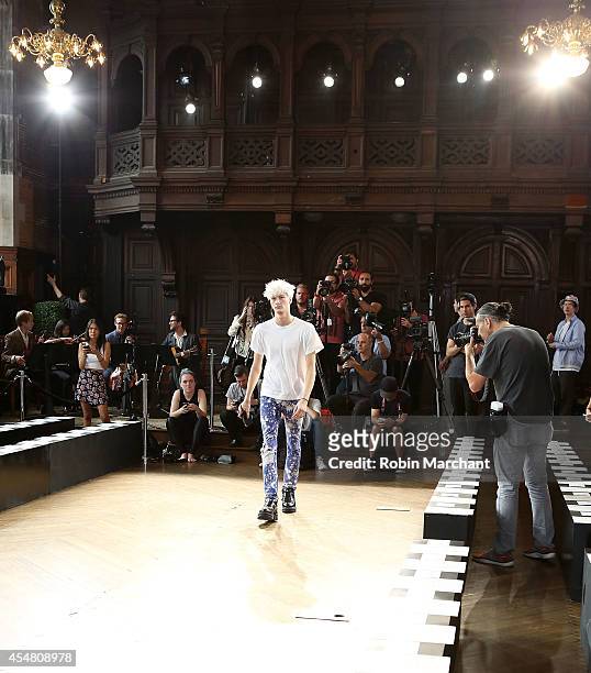 General view of atmosphere Billy Reid during Mercedes-Benz Fashion Week Spring 2015 at The Highline Hotel on September 6, 2014 in New York City.