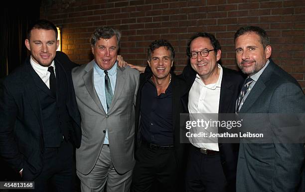 Actor Channing Tatum, Co-President of Sony Pictures Classics Tom Bernard, actor Mark Ruffalo, Co-President of Sony Pictures Classics Michael Barker...