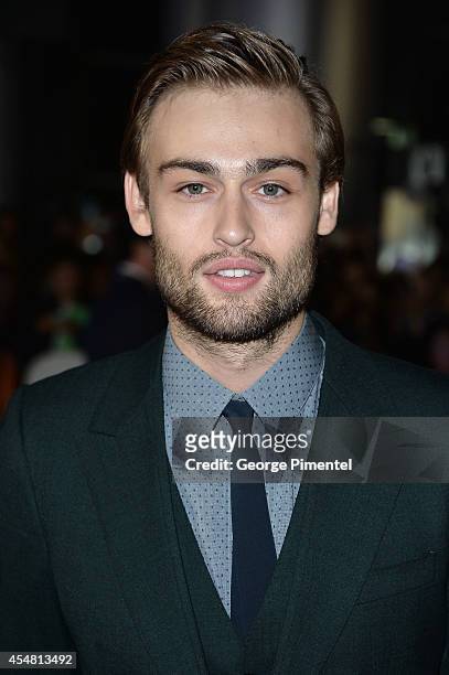 Actor Douglas Booth attends "The Riot Club" premiere during the 2014 Toronto International Film Festival at Roy Thomson Hall on September 6, 2014 in...