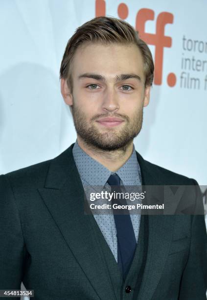 Actor Douglas Booth attends "The Riot Club" premiere during the 2014 Toronto International Film Festival at Roy Thomson Hall on September 6, 2014 in...