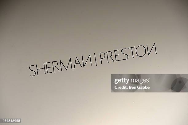 General view of atmosphere at the Sherman Preston Presentation during Mercedes-Benz Fashion Week Spring 2015 at the Curator Gallery on September 6,...