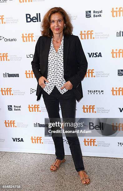 Director Anne Fontaine attends the "Gemma Bovery" Premiere during the 2014 Toronto International Film Festival at Winter Garden Theatre on September...