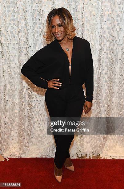 Reality personality Sheree Whitfield attends The Live & Die For Hip Hop Black Out Gala at Woodruff Arts Center on September 6, 2014 in Atlanta,...