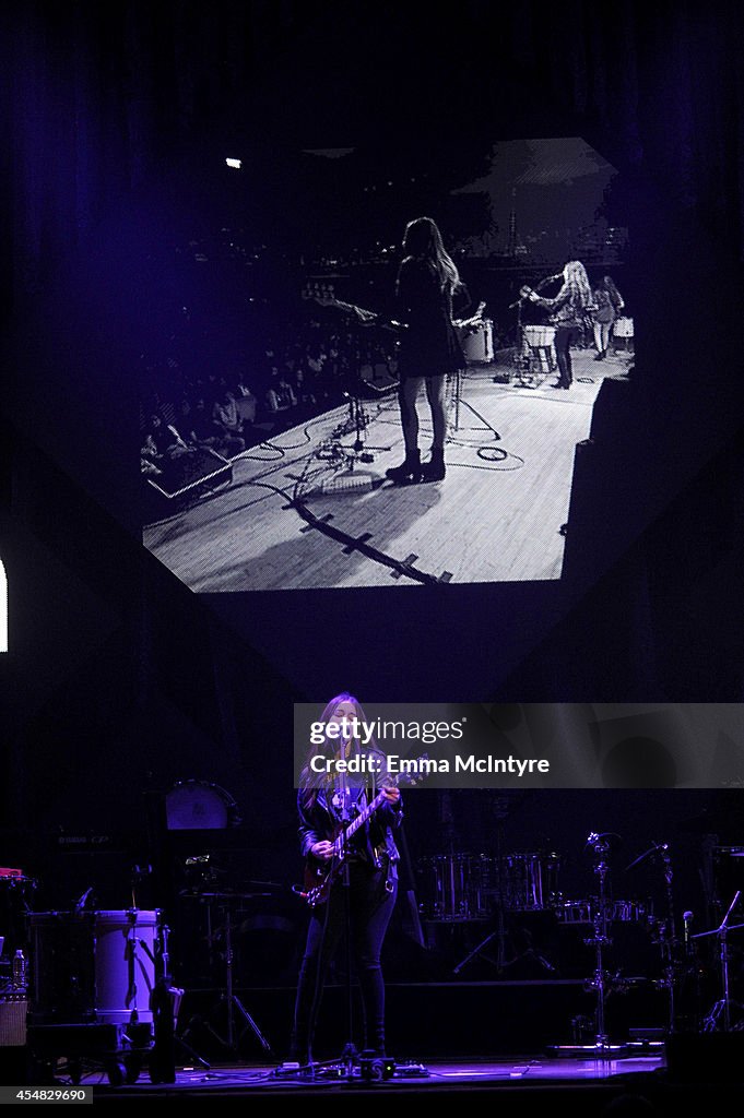 Rdio & TIFF Present Ellie Goulding With Haim In Concert At Massey Hall  - 2014 Toronto International Film Festival