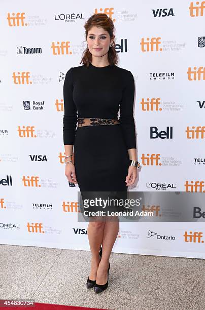 Actress Gemma Arterton attends the "Gemma Bovery" Premiere during the 2014 Toronto International Film Festival at Winter Garden Theatre on September...