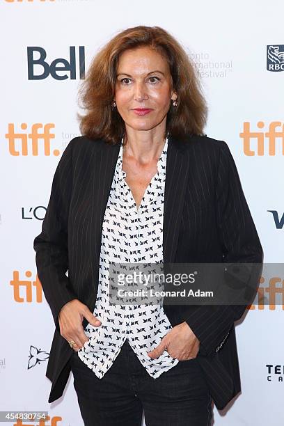 Director Anne Fontaine attends the "Gemma Bovery" Premiere during the 2014 Toronto International Film Festival at Winter Garden Theatre on September...