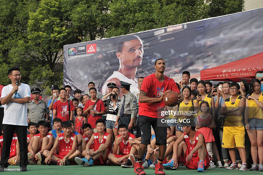 NBA Player George Hill Visits China