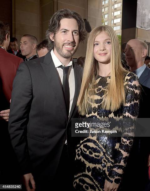 Director/Co-Writer/Producer Jason Reitman and actress Elena Kampouris attend the Gala Screening of Paramount Pictures' "MEN, WOMEN,& CHILDREN" during...