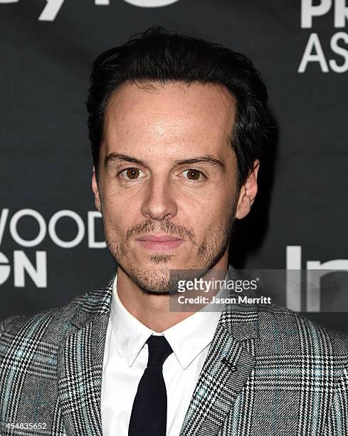 Actor Andrew Scott attends HFPA & InStyle's 2014 TIFF celebration during the 2014 Toronto International Film Festival at Windsor Arms Hotel on...