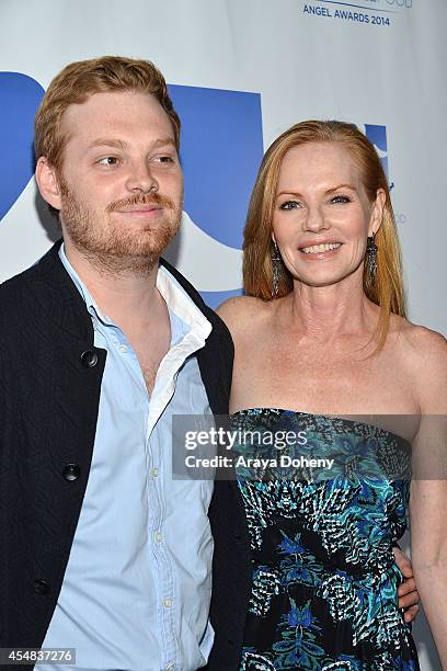 Howard Rosenberg and Marg Helgenberger attend the Project Angel Food's 25th Anniversary Angel Awards 2014, honoring Aileen Getty with the Inaugural...