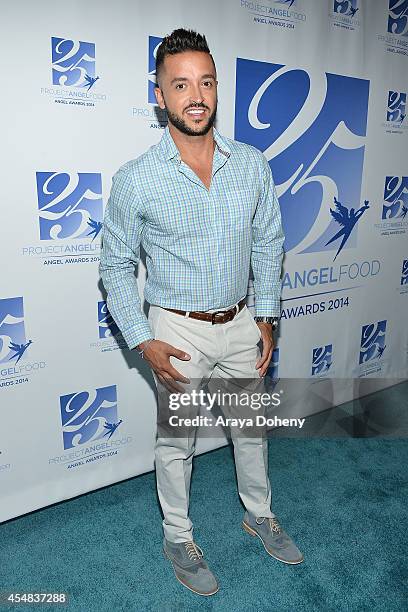 Jai Rodriguez attends the Project Angel Food's 25th Anniversary Angel Awards 2014, honoring Aileen Getty with the Inaugural Elizabeth Taylor...