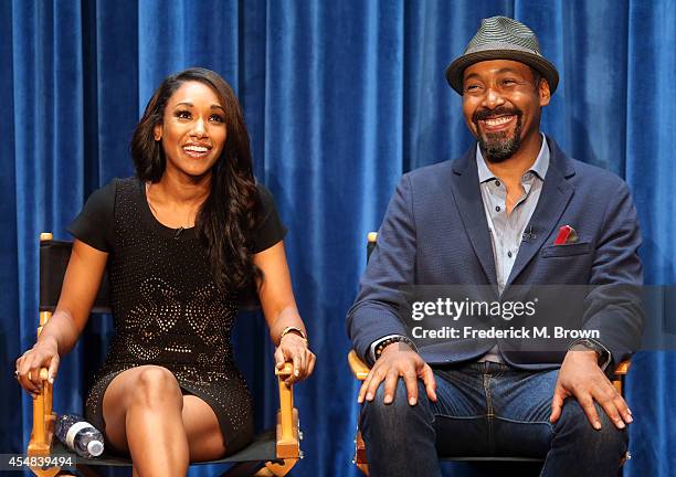 Actress Candice Patton and actor Jesse L. Matin attend The Paley Center for Media's PaleyFest 2014 Fall TV Previews - The CW, at The Paley Center for...