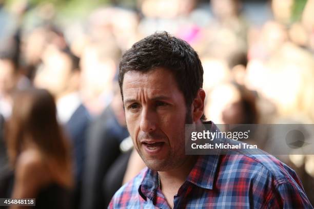 Adam Sandler arrives at the premiere of Men, Women and Children held during the 2014 Toronto International Film Festival - Day 3 on September 6, 2014...