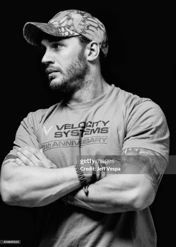 Tom Hardee Actor Tom Hardy is photographed for a Portrait Session at the 2014 ...