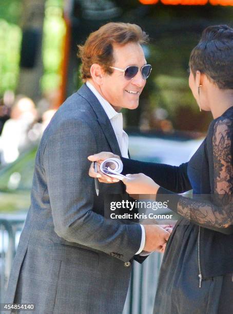 Steve Guttenberg attends the Joan Rivers memorial service at Temple Emanu-El on September 7, 2014 in New York City.