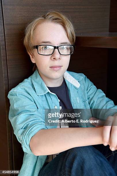 Actor Ed Oxenbould attends the "Paper Planes" photo call during the 2014 Toronto International Film Festival at the Hilton Toronto on September 7,...