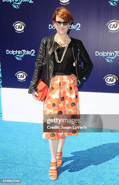 Actress Molly Ringwald attends the premiere of "Dolphin Tale 2" at Regency Village Theatre on September 7, 2014 in Westwood, California.