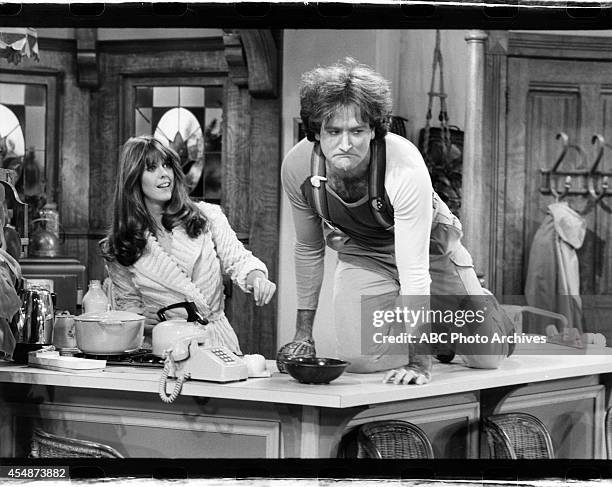 Mork's Vacation" - Airdate: January 24, 1980. PAM DAWBER;ROBIN WILLIAMS