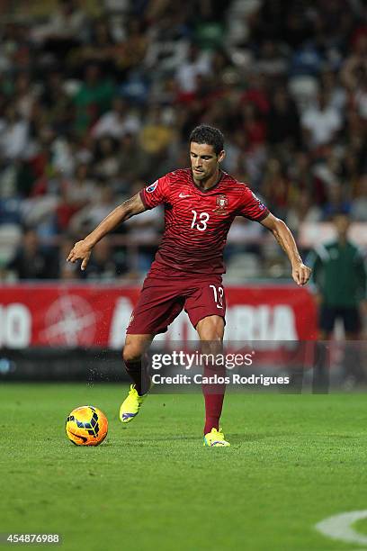 Portugal defender Ricardo Costa during the EURO 2016 qualification match between Portugal and Albania at Estadio de Aveiro on September 7, 2014 in...