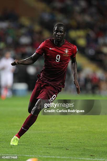 Portugal forward Eder during the EURO 2016 qualification match between Portugal and Albania at Estadio de Aveiro on September 7, 2014 in Aveiro,...