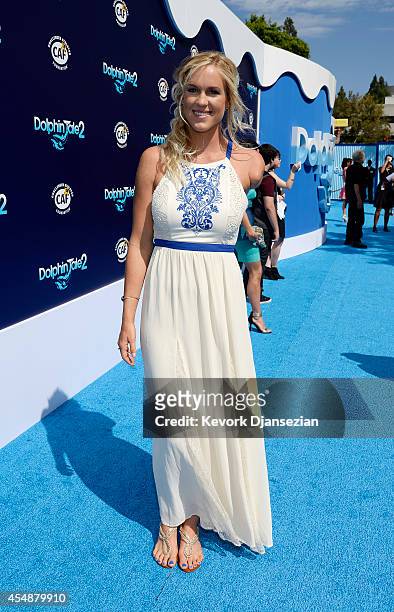 Cast member Bethany Hamilton attends the film premiere of Warner Bros. Pictures' and Alcon Entertainment's '"Dolphin Tale 2" September 7, 2014 in...
