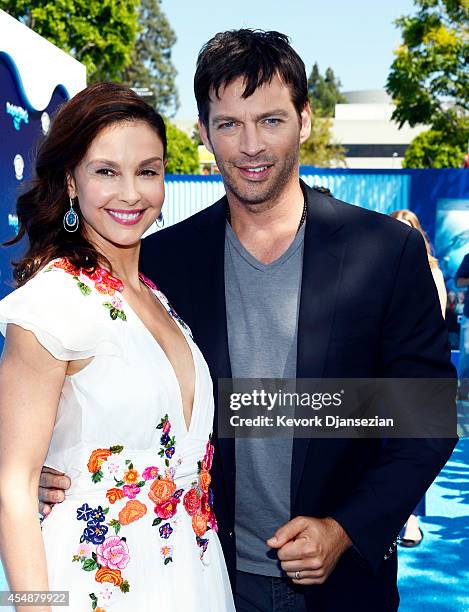 Cast members Ashley Judd and Harry Connick Jr. Attend the film premiere of Warner Bros. Pictures' and Alcon Entertainment's '"Dolphin Tale 2"...