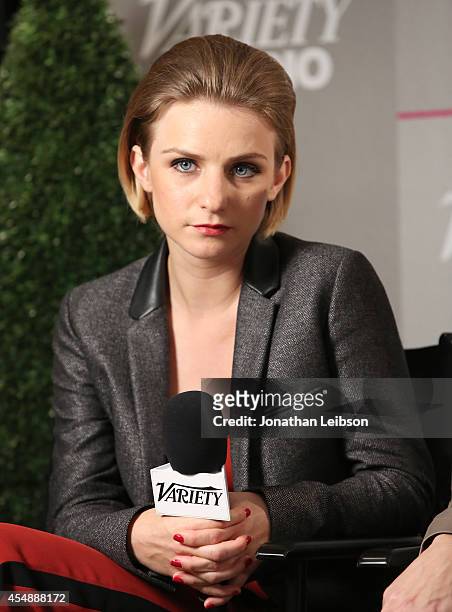 Actress Faye Marsay attends the Variety Studio presented by Moroccanoil at Holt Renfrew during the 2014 Toronto International Film Festival on...
