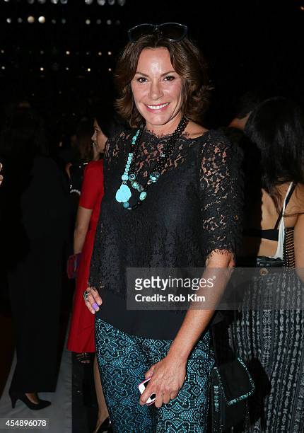 Countess LuAnn de Lesseps attends Vivienne Tam during Mercedes-Benz Fashion Week Spring 2015 at The Theatre at Lincoln Center on September 7, 2014 in...