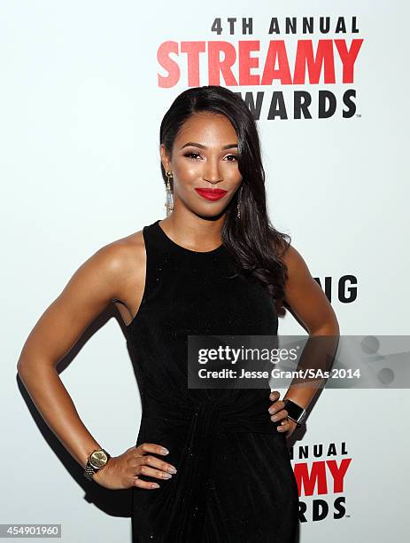 Actress Lucie Catillon attends the 4th Annual Streamy Awards presented by Coca-Cola on September 7, 2014 in Beverly Hills, California.