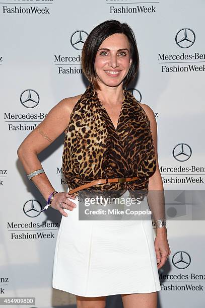 Marina Peredo attends the Mercedes-Benz Lounge during Mercedes-Benz Fashion Week Spring 2015 at Lincoln Center on September 7, 2014 in New York City.