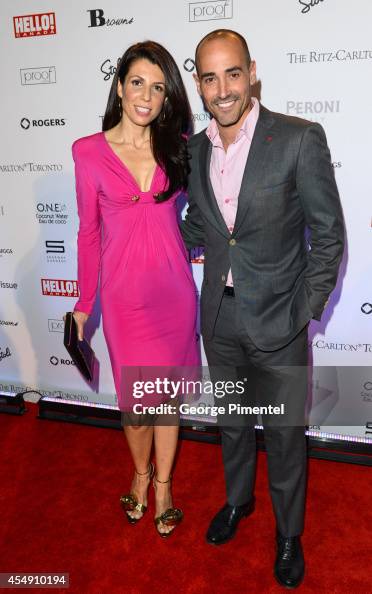 David Rocco Modelling TV personalities Nina Rocco and David Rocco attend the HELLO!... News ...