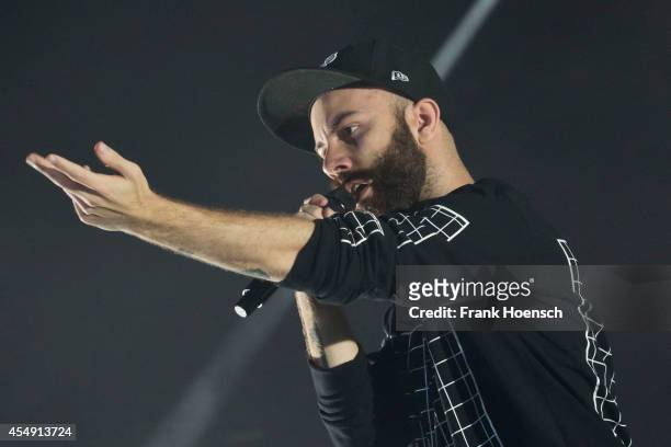 French singer Woodkid performs live during Berlin Festival Day 3 at the Arena Treptow on September 7, 2014 in Berlin, Germany.