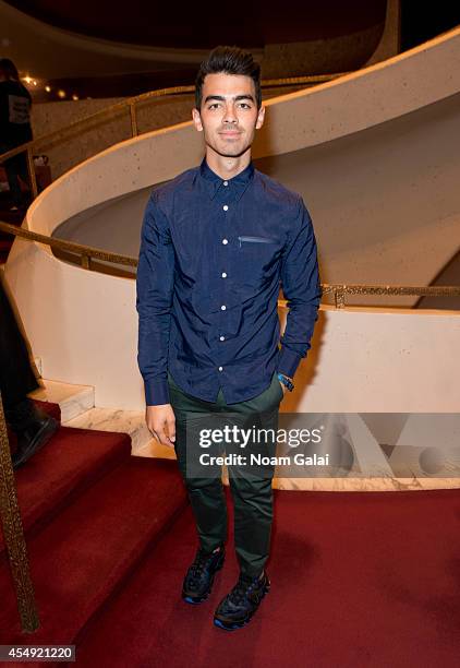 Joe Jonas attends the Opening Ceremony fashion show during Mercedes-Benz Fashion Week Spring 2015 on September 7, 2014 in New York City.