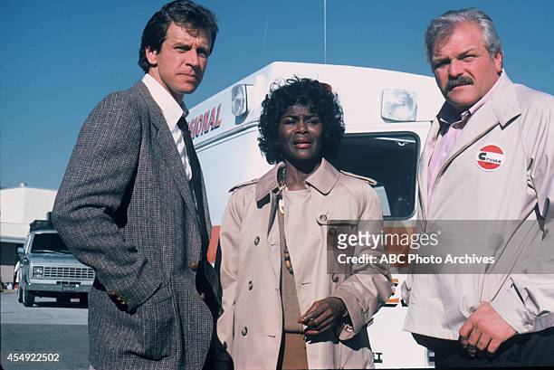 Walt Disney Television via Getty Images MOVIE FOR TV - "Acceptable Risks" - Airdate: March 2, 1986. RICHARD GILLILAND;CICELY TYSON;BRIAN DENNEHY