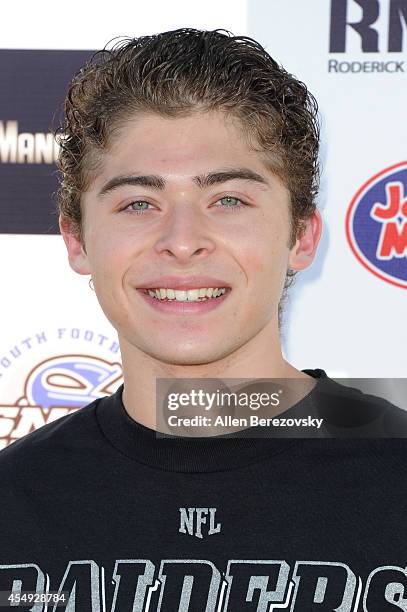 Actor Ryan Ochoa attends the 2nd Annual Celebrity Flag Football Game benefiting Athletes VS. Cancer at Granada Hills Charter High School on September...