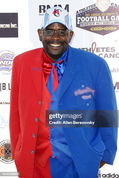 Clipper Darrell attends the 2nd Annual Celebrity Flag Football Game benefiting Athletes VS. Cancer at Granada Hills Charter High School on September...