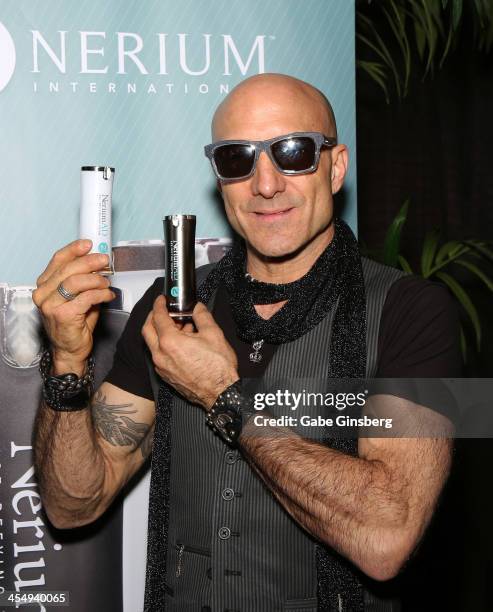 Drummer Kenny Aronoff arrives at Nerium International at the American Country Awards at the Mandalay Bay Events Center on December 10, 2013 in Las...