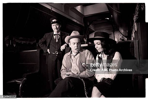 The Not So Good Train Robbery" - Airdate: March 17, 1967. UNKNOWN;TIM CONWAY;MYRNA FAHEY