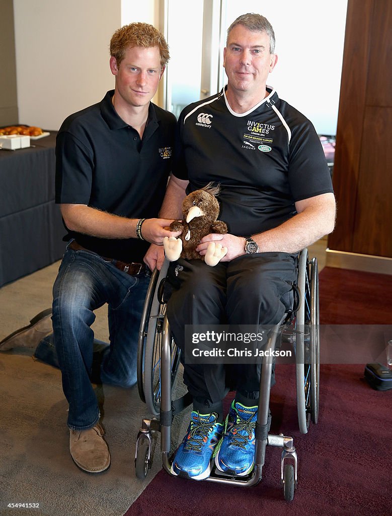 Prince Harry Meets Team Captains For The Invictus Games Participating Nations