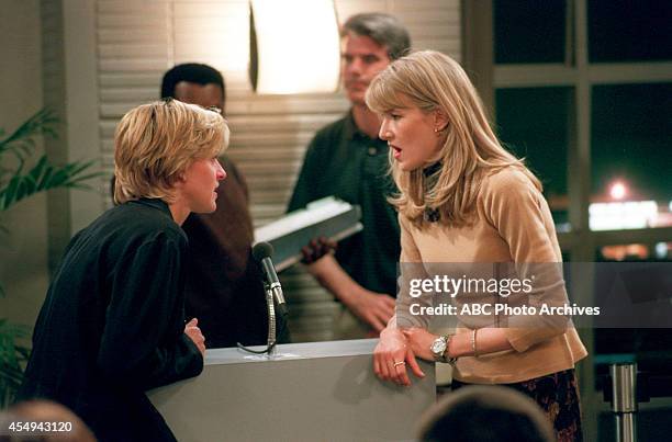 The Puppy Episode" - Airdate: April 30, 1997. ELLEN DEGENERES;LAURA DERN