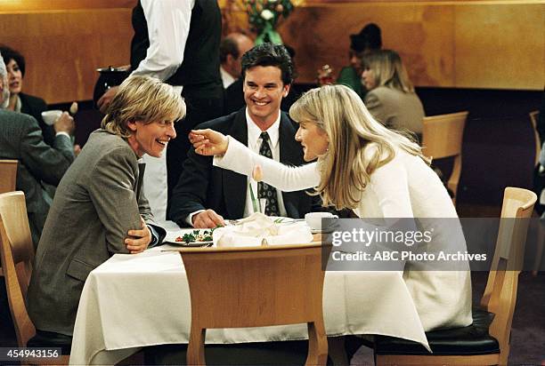 The Puppy Episode" - Airdate: April 30, 1997. ELLEN DEGENERES;STEVEN ECKHOLDT;LAURA DERN