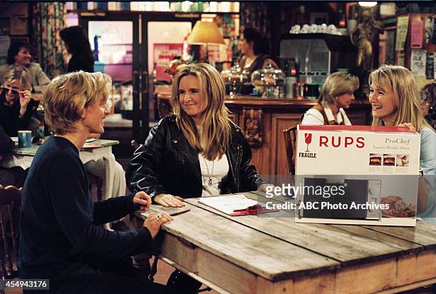 The Puppy Episode" - Airdate: April 30, 1997. ELLEN DEGENERES;MELISSA ETHERIDGE;LAURA DERN