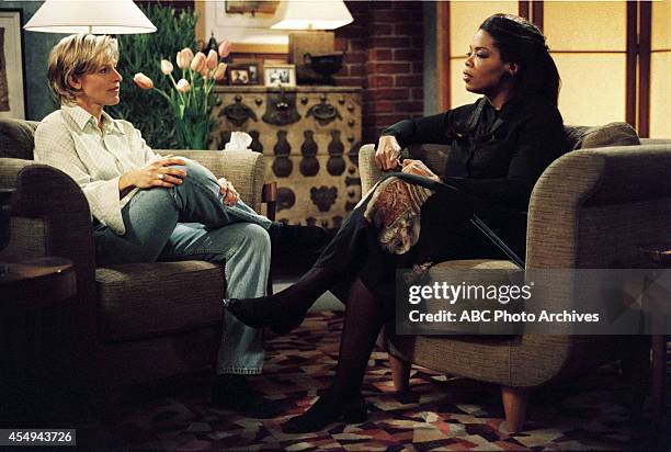 The Puppy Episode" - Airdate: April 30, 1997. ELLEN DEGENERES;OPRAH WINFREY